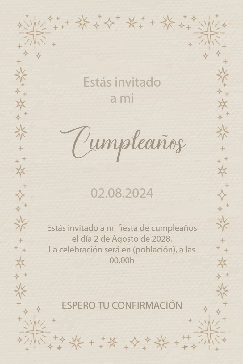 invitacion cumple 01 - Imagen 2