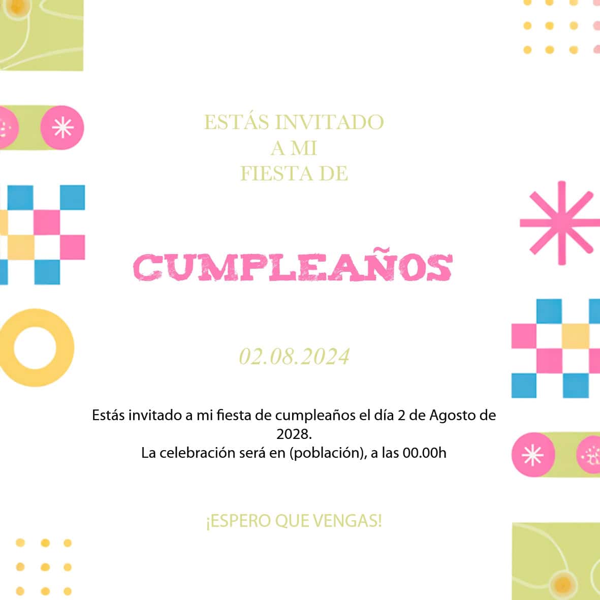 invitacion cumple 04 - Imagen 2