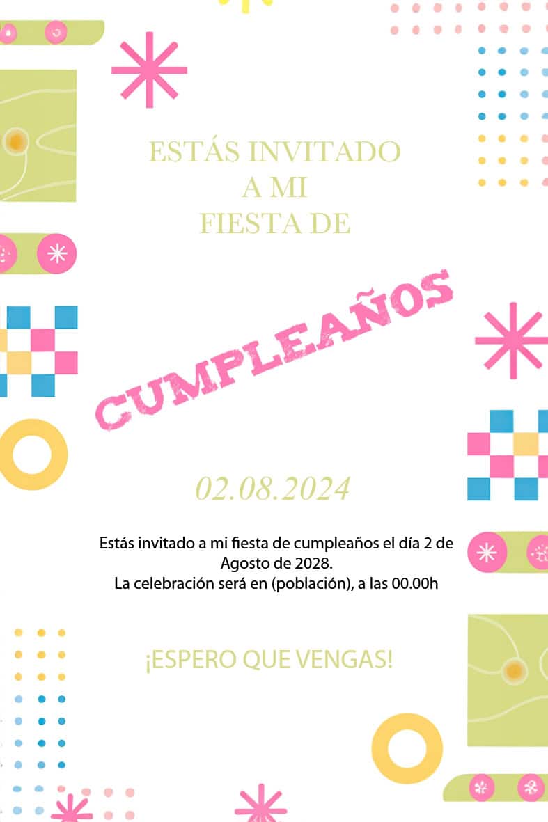 invitacion cumple 04 - Imagen 2