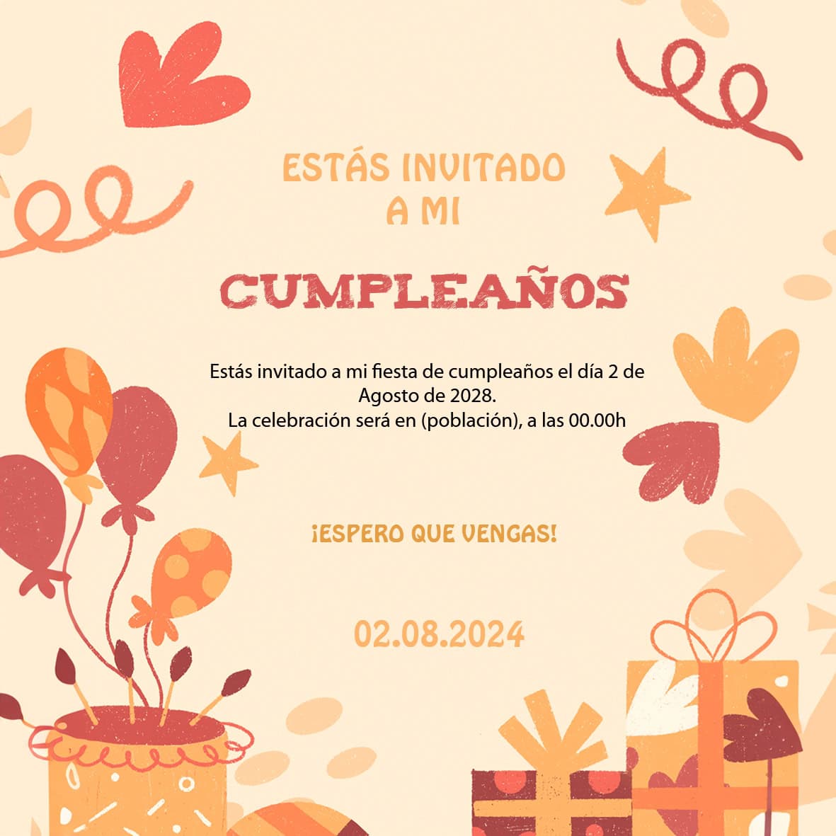invitacion cumple 07 - Imagen 2