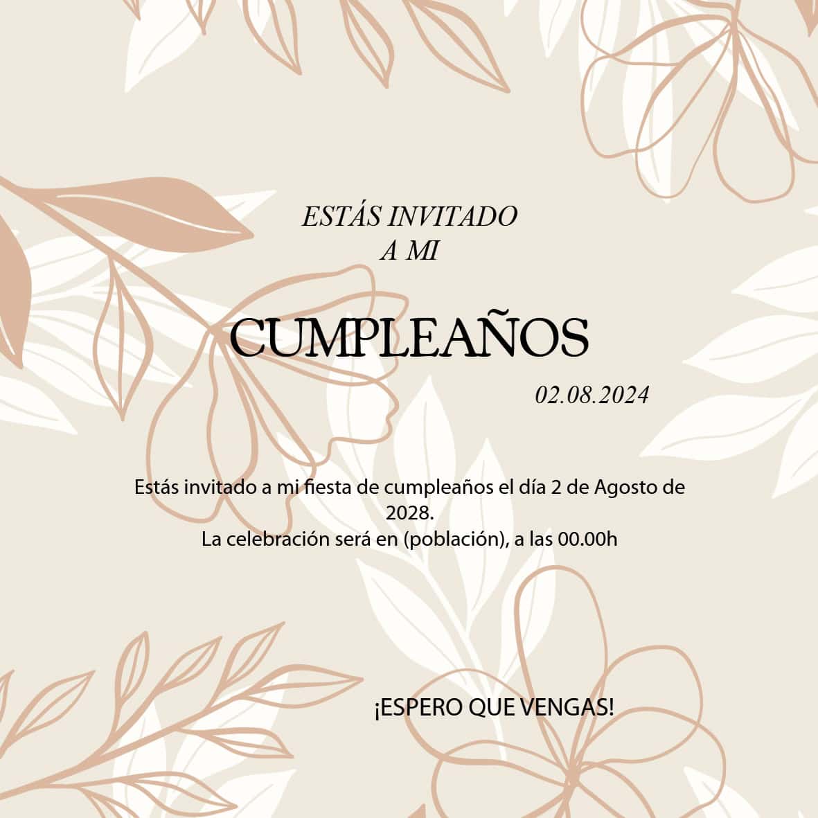 invitacion cumple 08 - Imagen 2