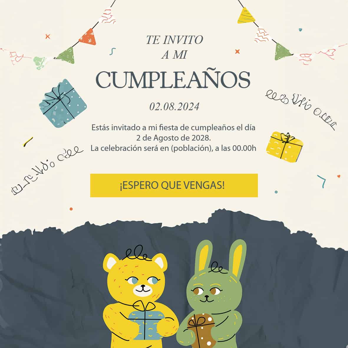 invitacion cumple 09 - Imagen 2