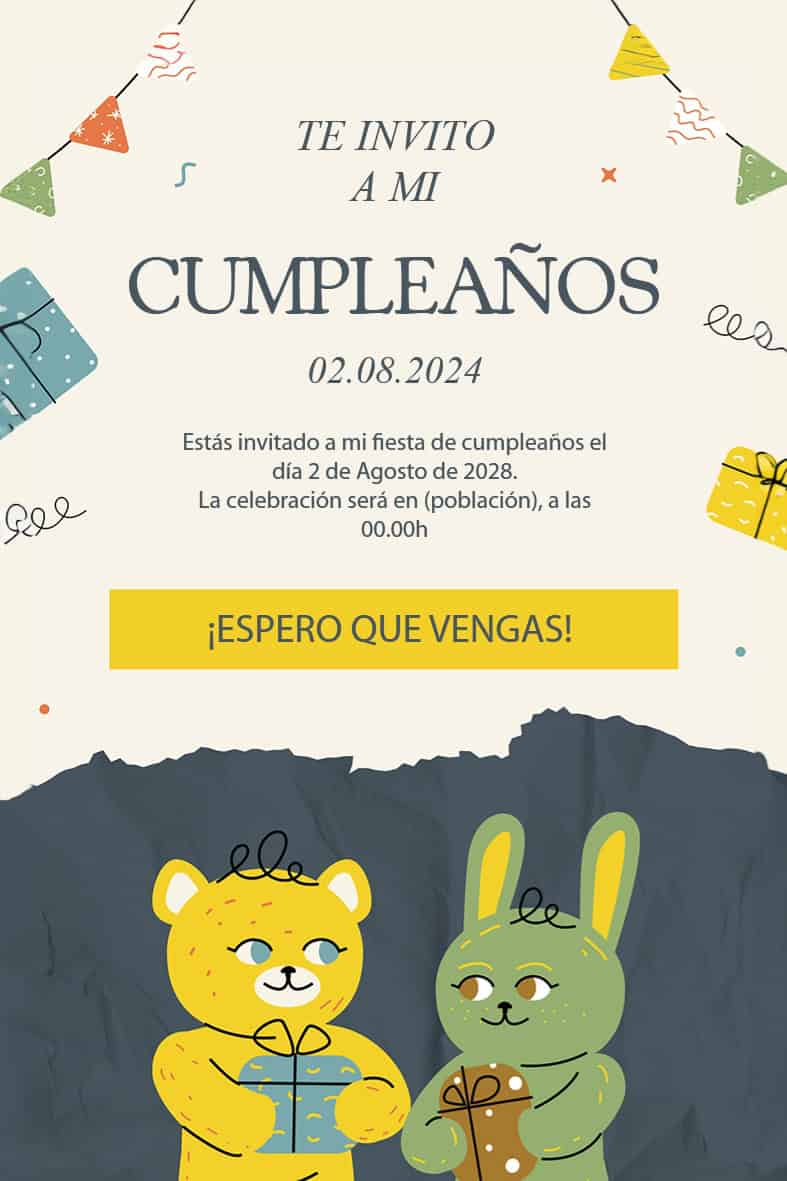 invitacion cumple 09 - Imagen 2