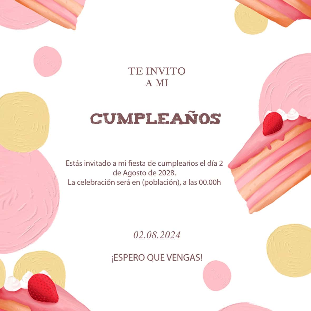 invitacion cumple 11 - Imagen 2