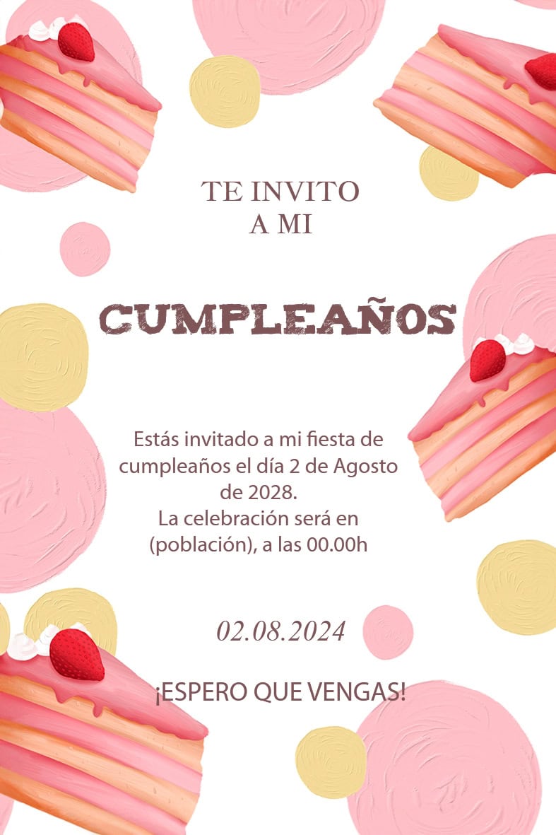 invitacion cumple 11 - Imagen 3
