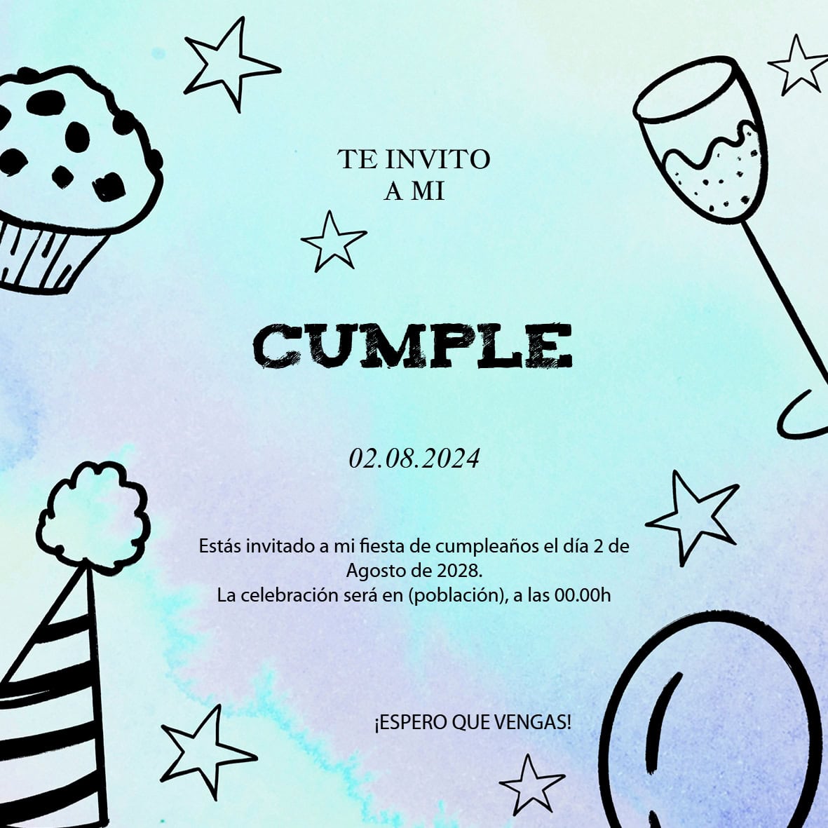 invitacion cumple 13 - Imagen 2