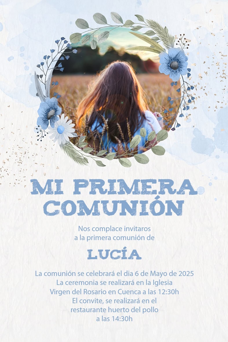 Invitación Comuniones 02 - Imagen 2