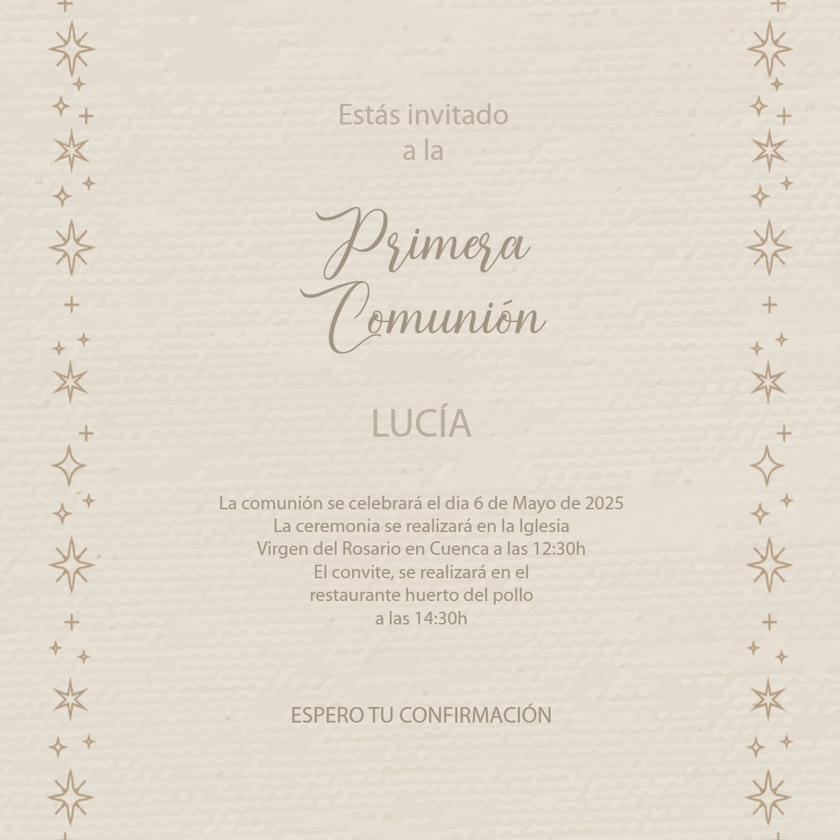 Invitación Comuniones 17 - Imagen 3