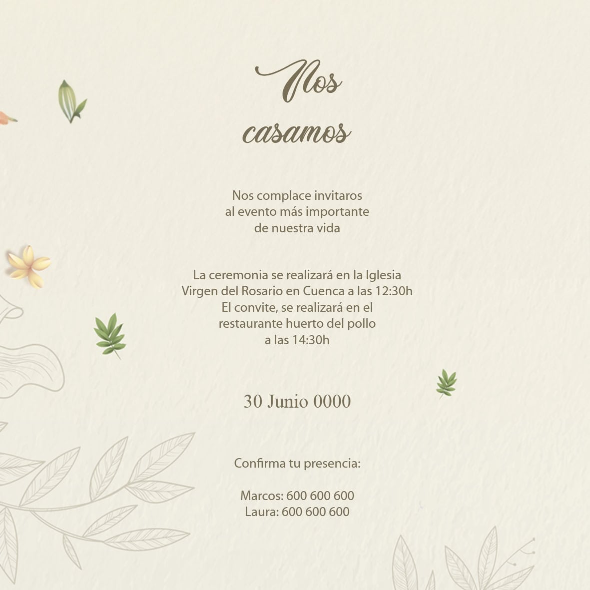 Invitación Boda 05 - Imagen 2