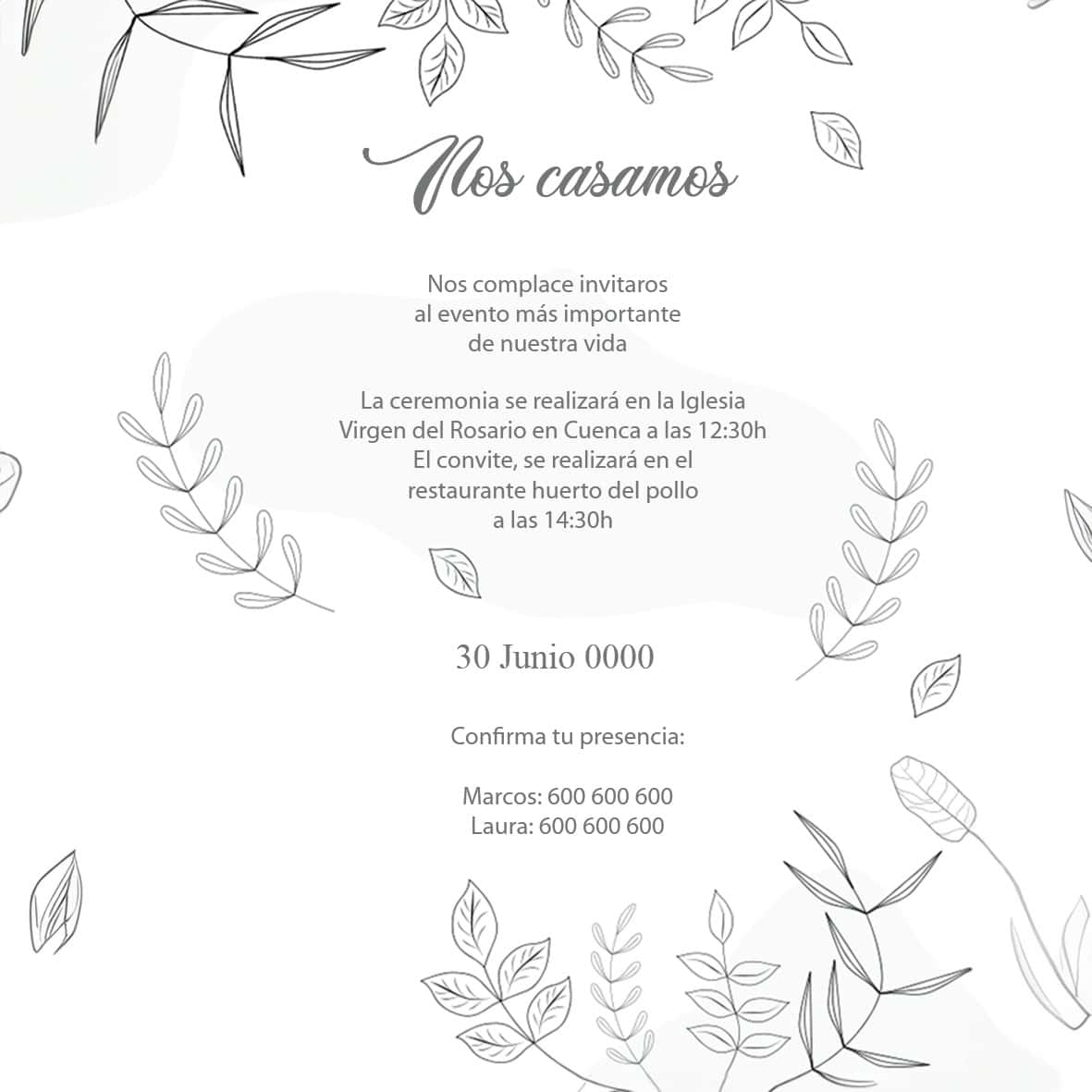 Invitación Boda 06 - Imagen 2