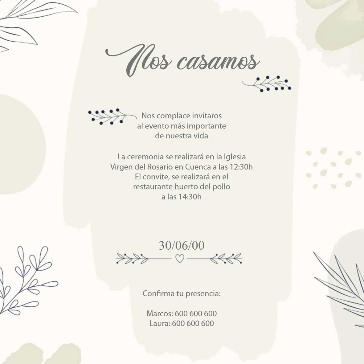 Invitación Boda 08 - Imagen 3