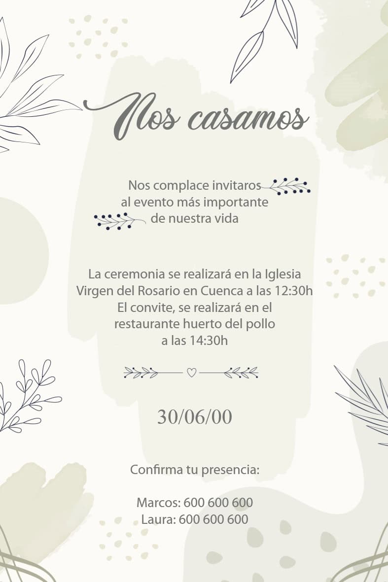 Invitación Boda 08 - Imagen 3