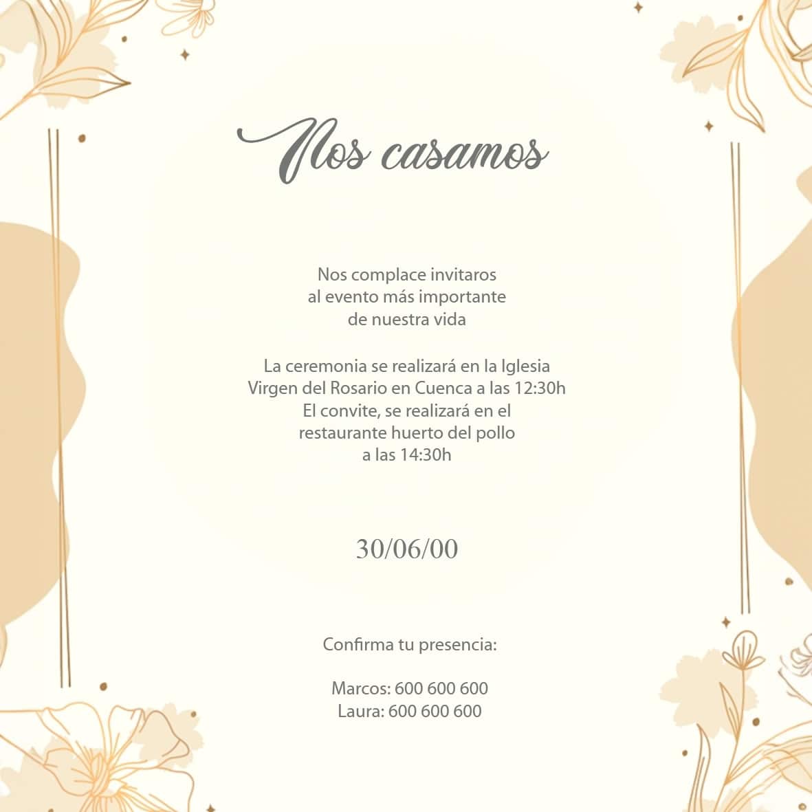 Invitación Boda 09 - Imagen 2