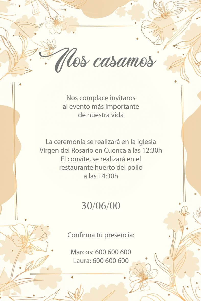 Invitación Boda 09 - Imagen 3