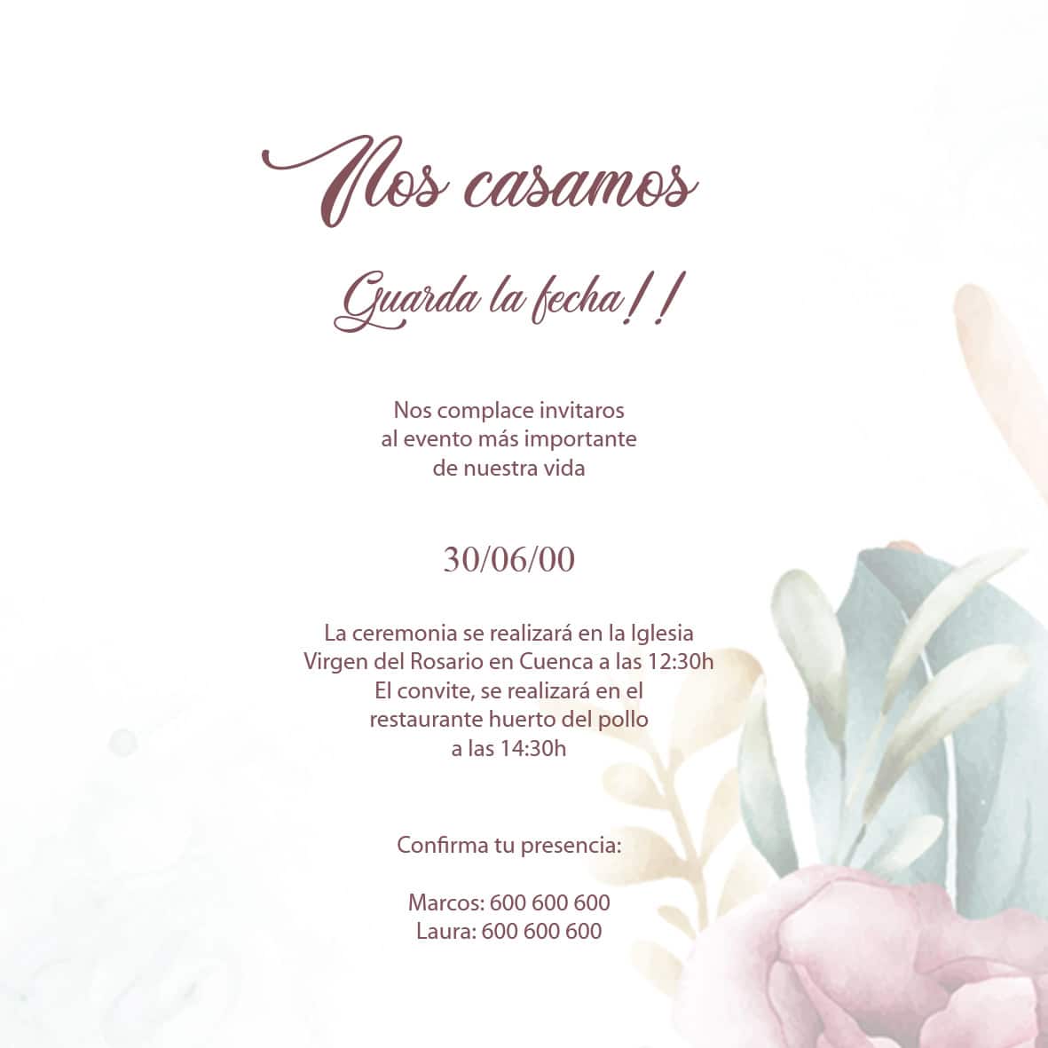 Invitación Boda 11 - Imagen 2