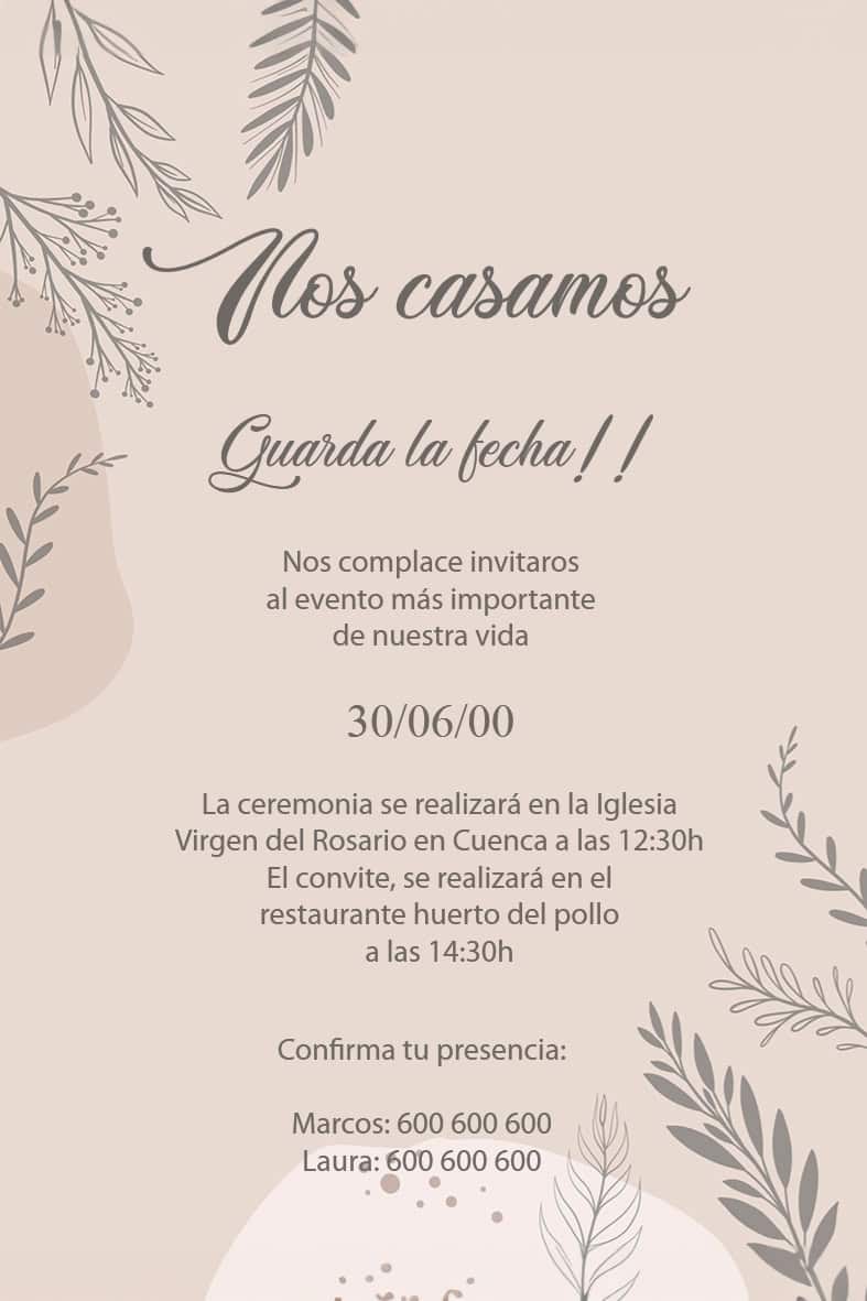 Invitación Boda 12 - Imagen 3