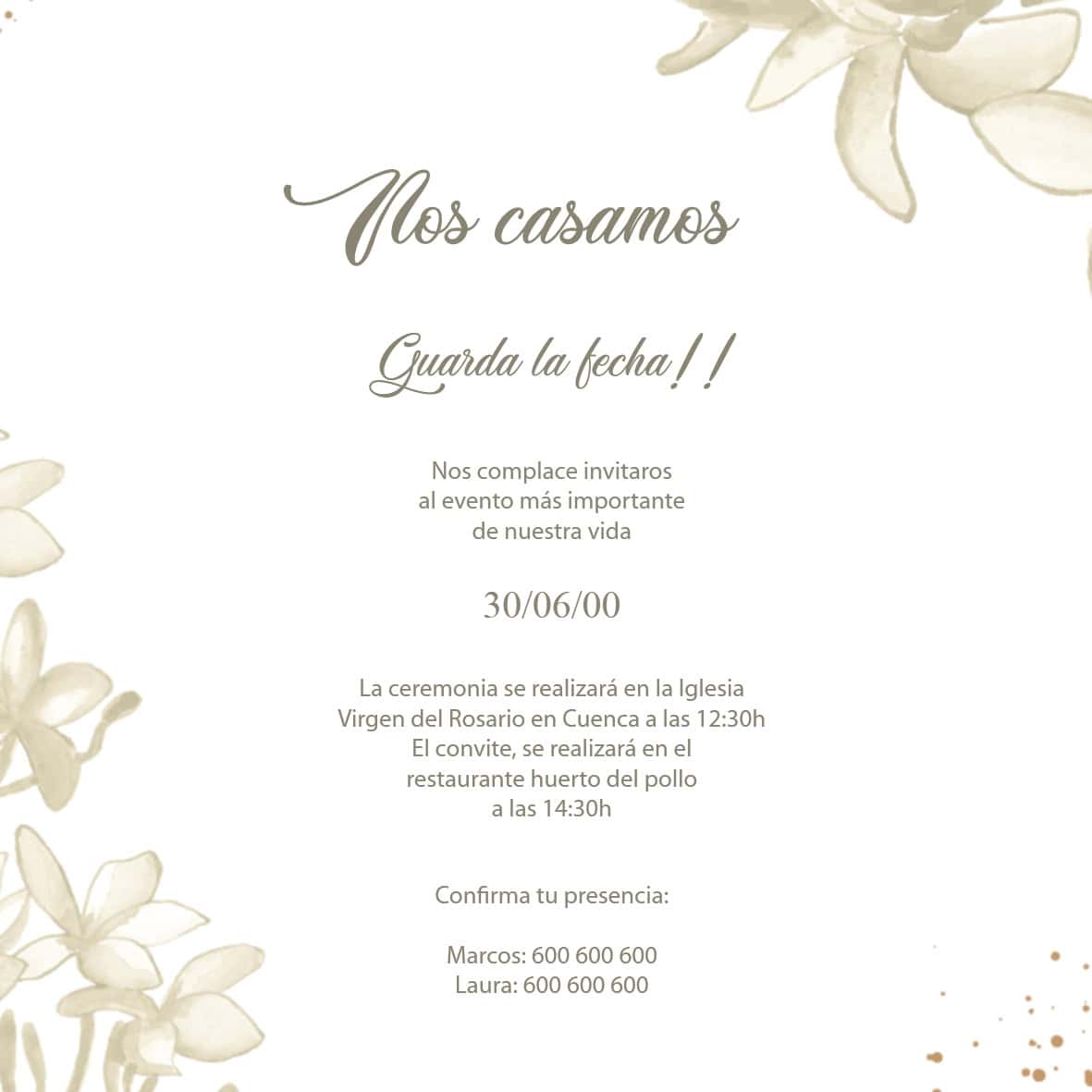 Invitación Boda 14 - Imagen 3