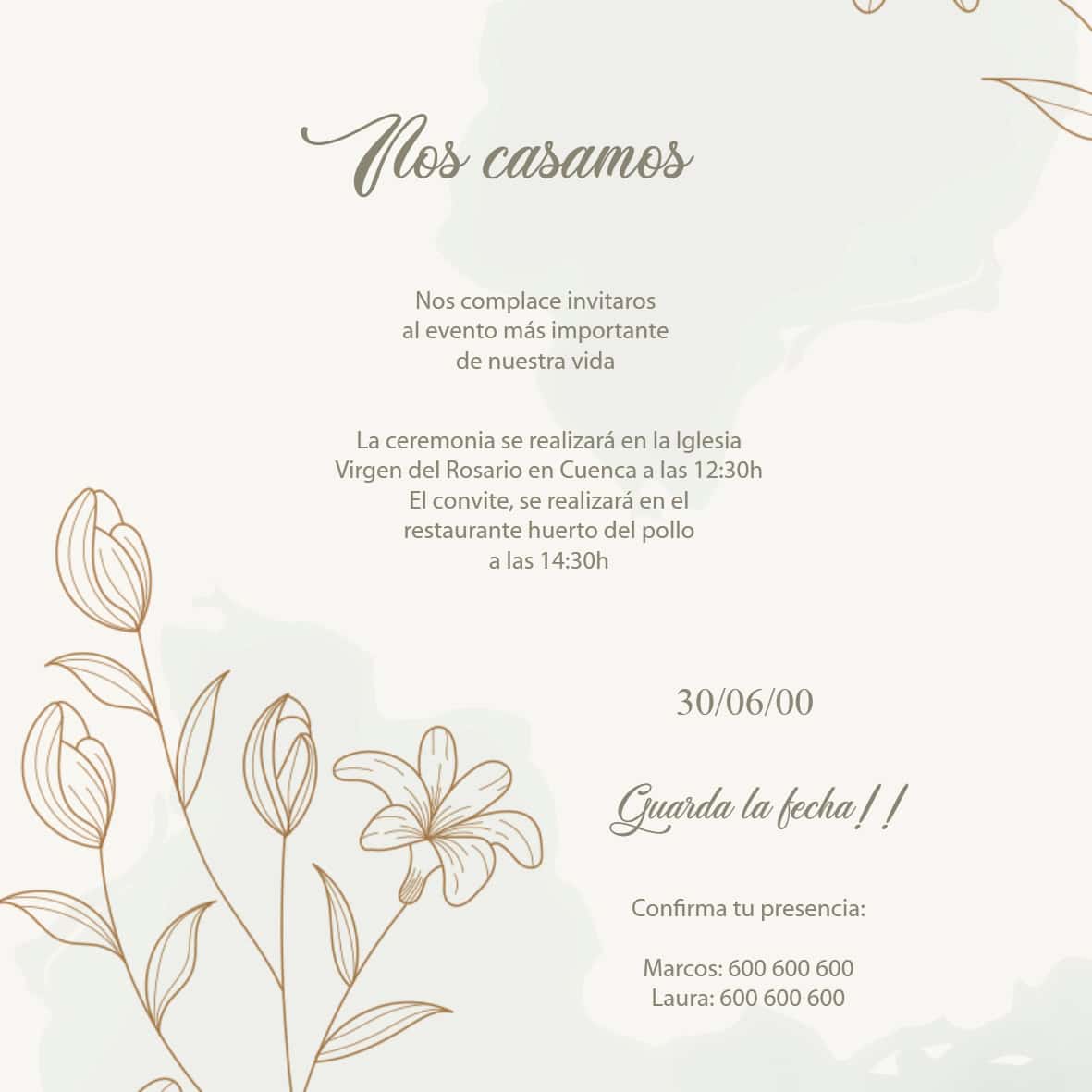 Invitación Boda 15 - Imagen 3
