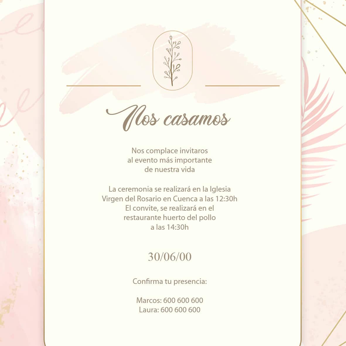 Invitación Boda 17 - Imagen 3