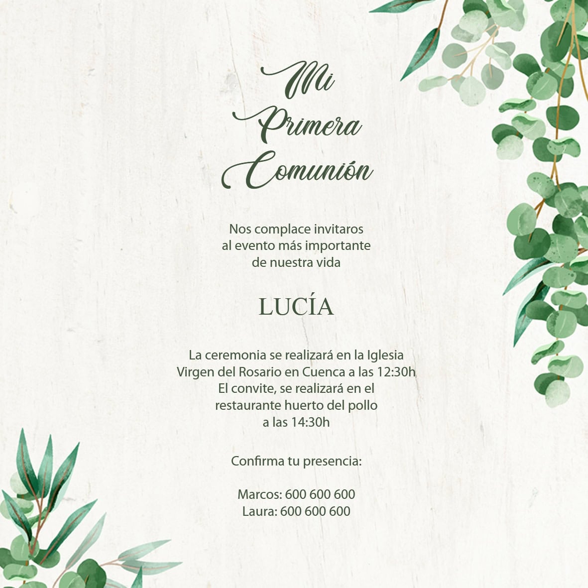Invitación Comuniones 16 - Imagen 3