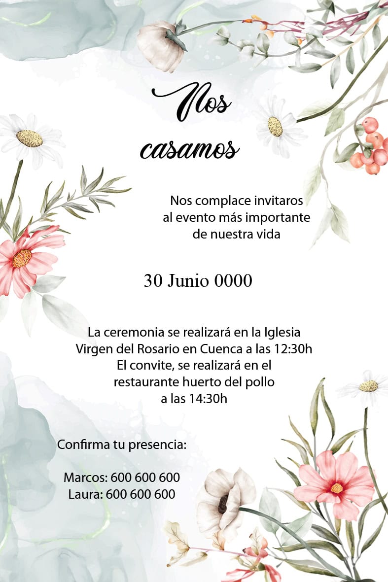 Invitación Boda 03 - Imagen 2
