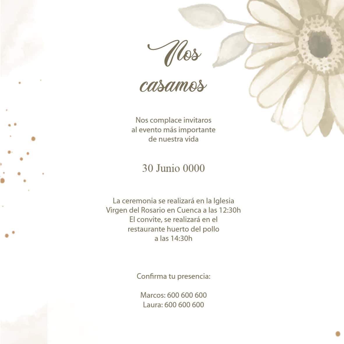 Invitación Boda 04 - Imagen 2
