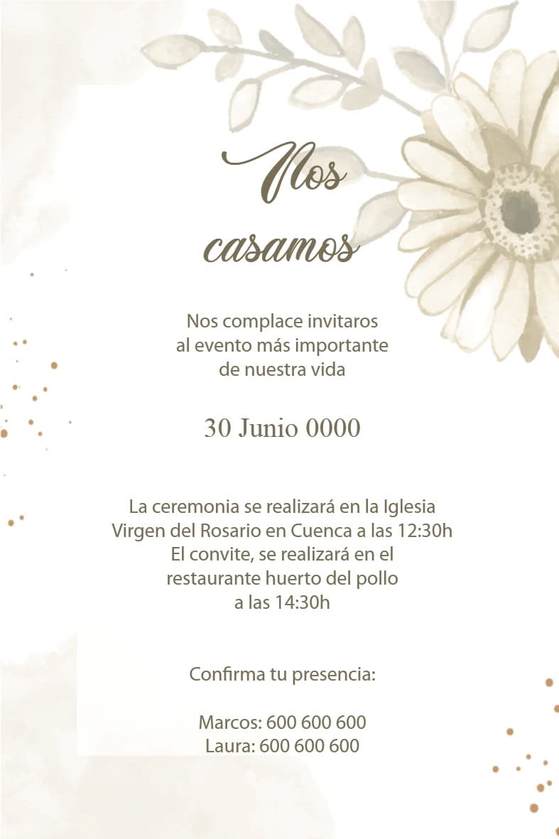 Invitación Boda 04 - Imagen 3