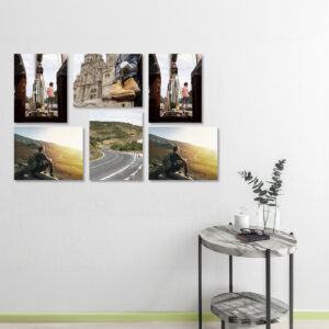 6 Cuadros Adhesivos Rectangulares