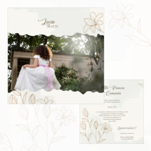 Invitación Comuniones 15