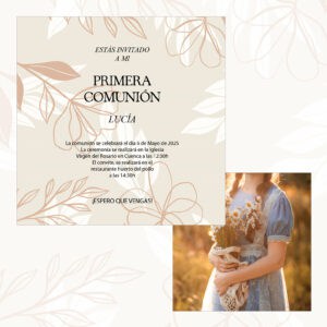 Invitación Comuniones 18