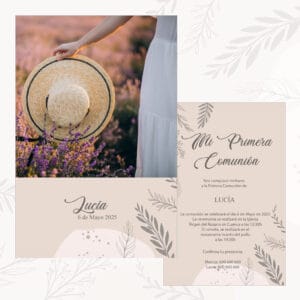 Invitación Comuniones 12