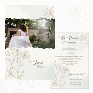 Invitación Comuniones 15