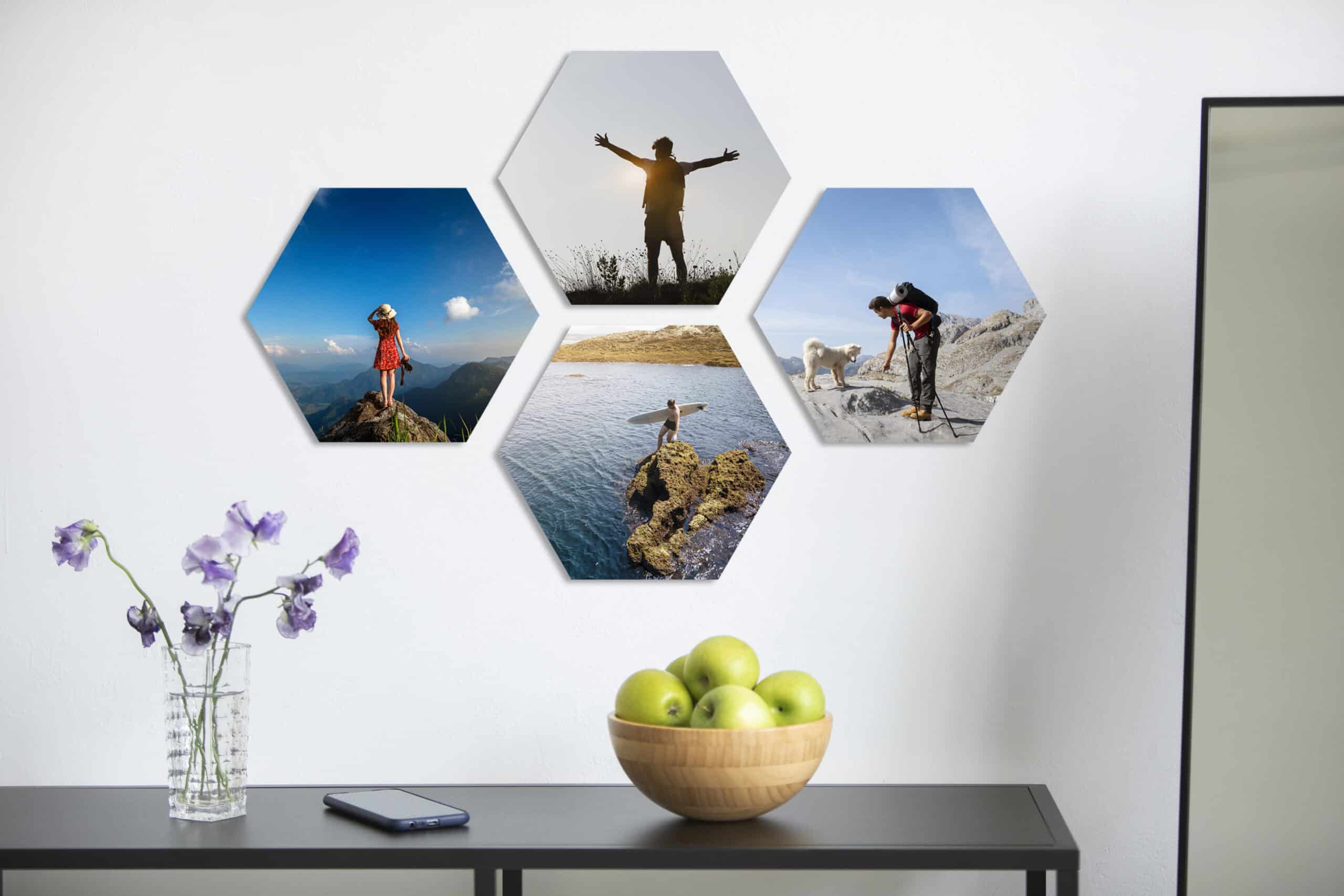 1 Cuadro Adhesivo Hexagonal - Imagen 4