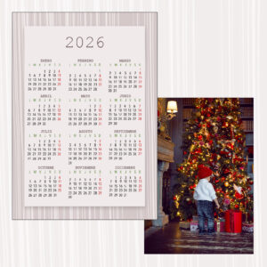 Calendario bolsillo 12