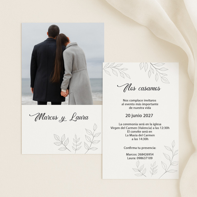 invitaciones personalizadas baratas