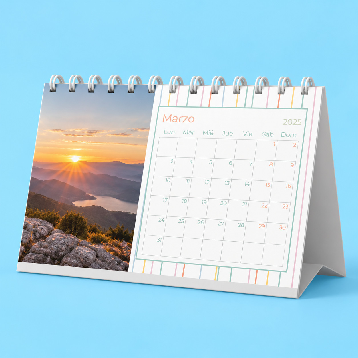 Calendarios sobremesa personalizados